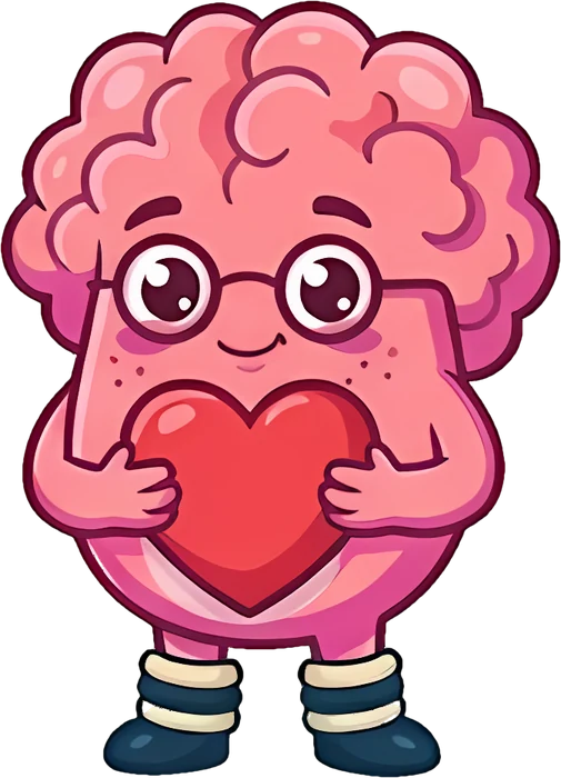 Cerebrín con un corazón